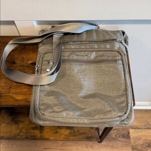 baggallini Women's Out And About Crossbody
Bag - Sterling Shimmer